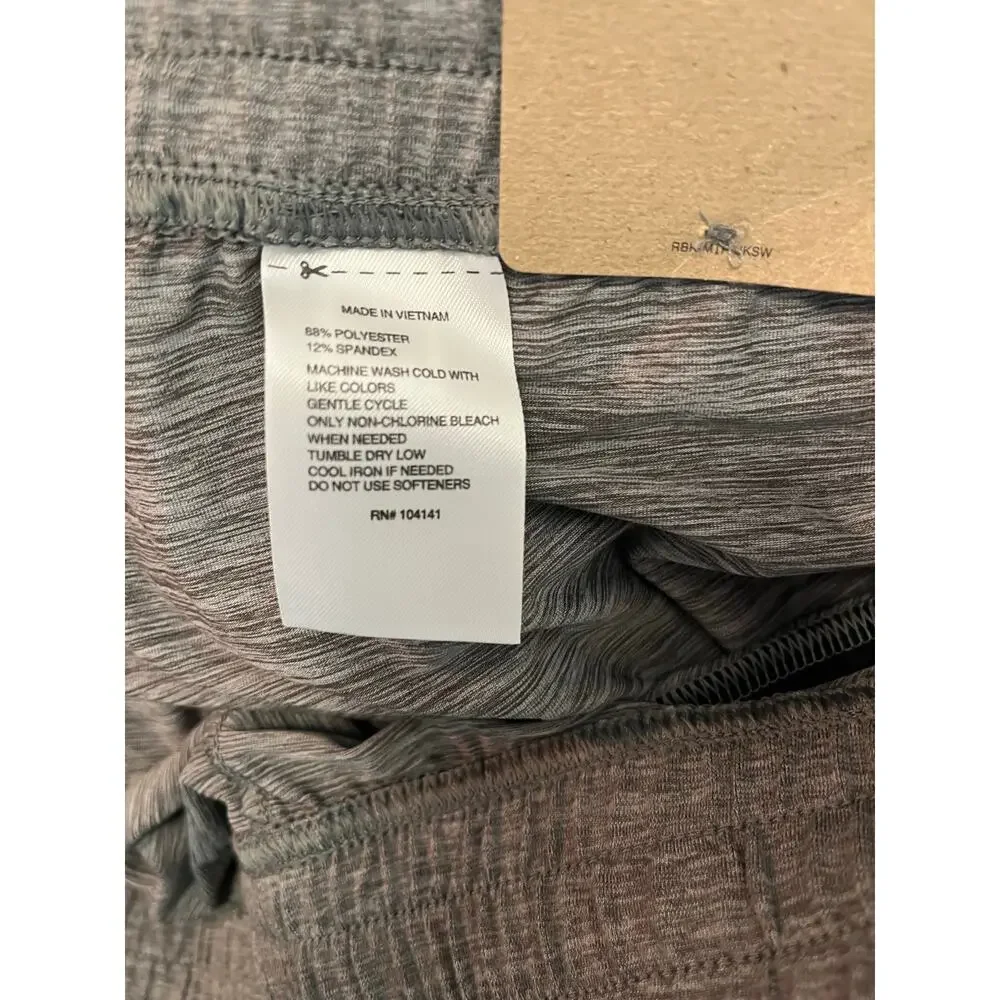 Reebok | NWT Men's Tapered Fit Gray Jersey Jogger Pants